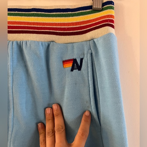 Aviator Nation Rainbow Rib Sweatpants - Picture 3 of 4